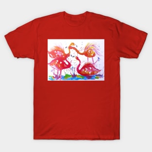 Funky Flamingos T-Shirt